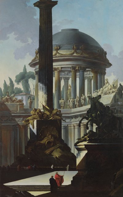 المناظر الطبيعية المعمارية أو Capriccio بواسطة لويس جوزيف لو لورين